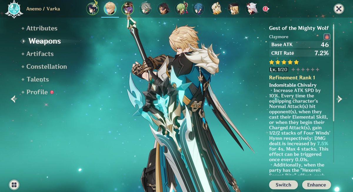 bastchet's tweet photo. I FORGOT they're both in this ver, and so their weapons. Since I want Flins’ as well, I had no choice but to go ALL OUT.

First banner where I'm actually happy I “lost” the 50/50

Now my only gem source is those glitters

Varka, tell your wife Nicole to come home early. I’m BROKE https://t.co/kliWBsojbK