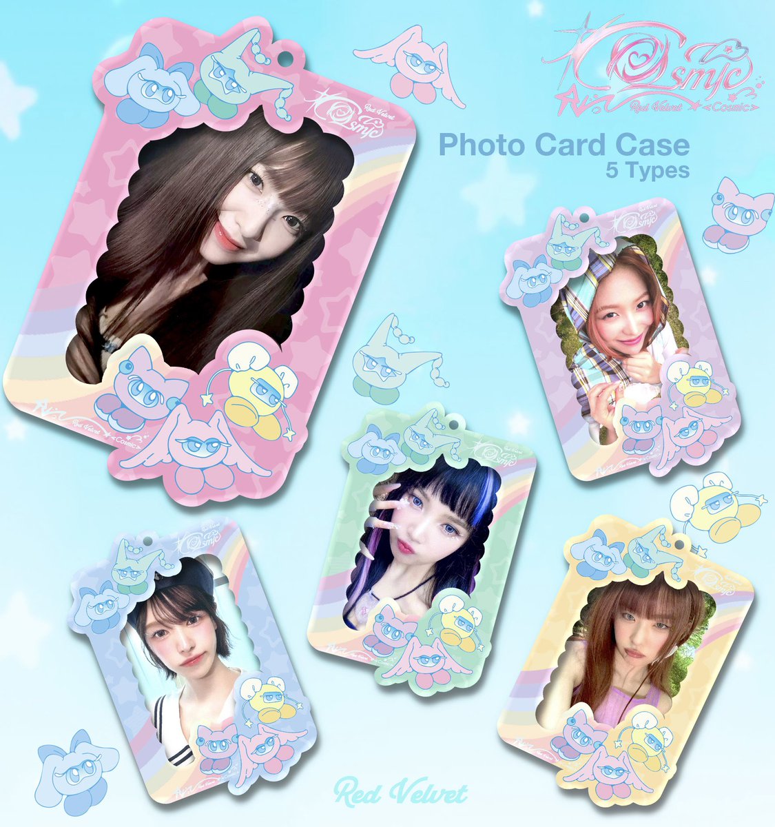 YYum080O0's tweet photo. 💫cosmie photocard case🪐（fanmade） https://t.co/I6x96fstiw
