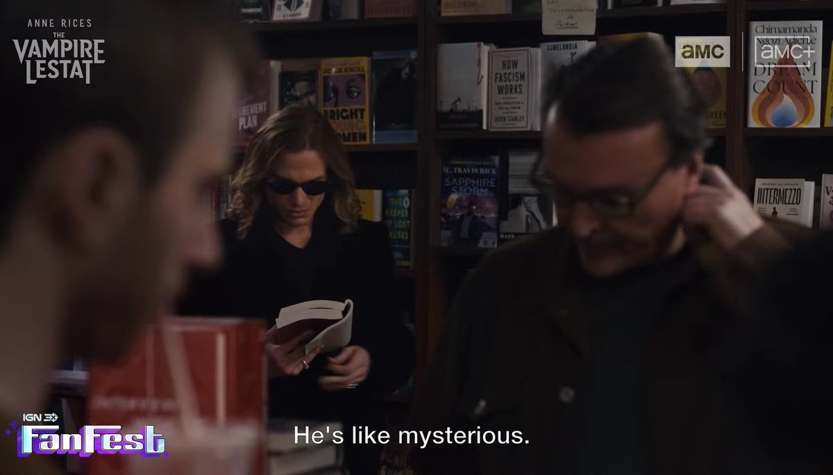 valinfilms's tweet image. LESTAT'S REACTION TO HEARING SOMEONE CALL ARMAND MYSTERIOUS AND LAYERED I'M CRYING