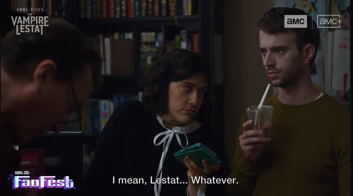 valinfilms's tweet image. LESTAT'S REACTION TO HEARING SOMEONE CALL ARMAND MYSTERIOUS AND LAYERED I'M CRYING