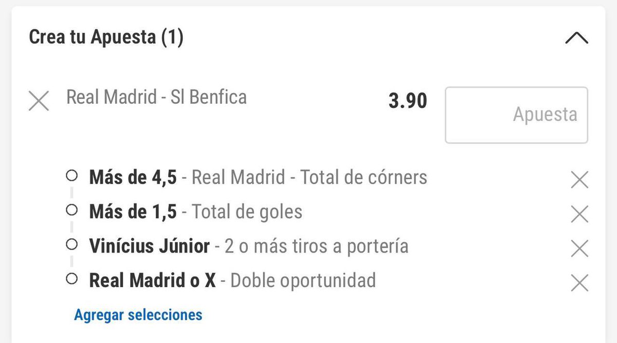 Pick premium que os regalo para hoy😛💣

🎯3.90
💣🔥