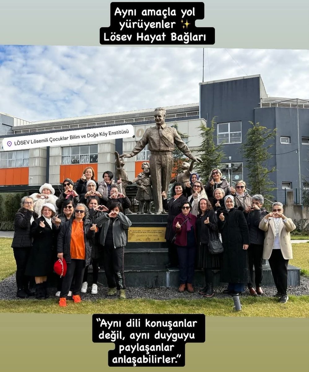 Biz Lösev e minnet borçluyuz 
Bize harika dostluklar muhteşem duygular yaşattığı için. 
Lösevi anlatamayız .
Lösev le yaşamak gerek 
<a href="/ustunezer/">Dr. Üstün EZER</a> Hocam 
mükemmel ötesi bir yüreğiniz var 
Sizi çok seviyoruz Çok yaşayınız🧡.
#LösevHayatBağları