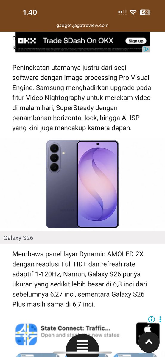 mieddl's tweet photo. @detikcom @samsungID kameranyaaa wow banget!!! udah bisa buat ngerekam video malem malem dan kualitasnya gak perlu diraguin lagi. buat yg suka ngonten cocok banget sih 😍 #GalaxyS26 #detikcomxSamsung #YouAndAICan #GalaxyAI https://t.co/fvEe7cEuU7