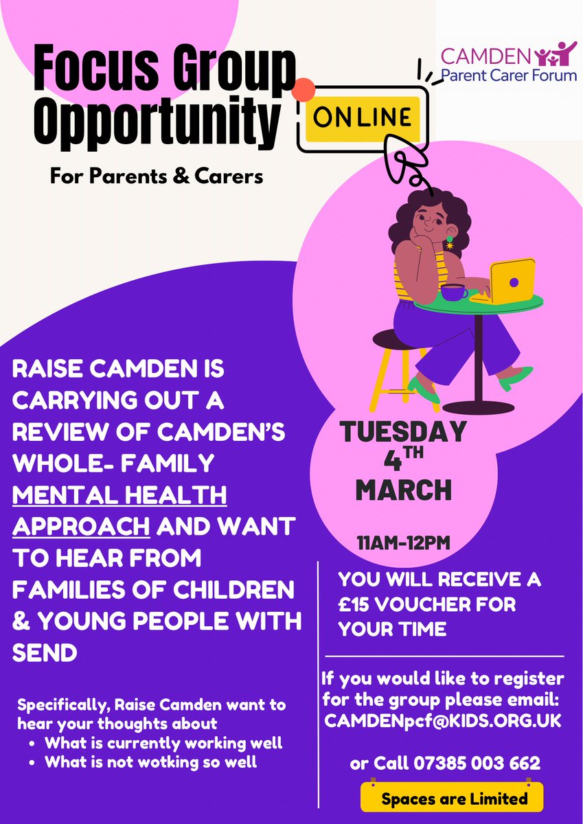 Camden Parent Carer Forum tweet media