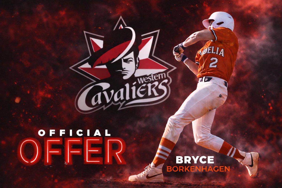 BryceBork2's tweet photo. I had a great visit today @WestrnTBaseball. I’d like to thank @W96611Walton and @CoachBygKnoll for the committable offer to play at the next level. Go Cavs. #uncommitted2027 https://t.co/vwEV6BJ8H8