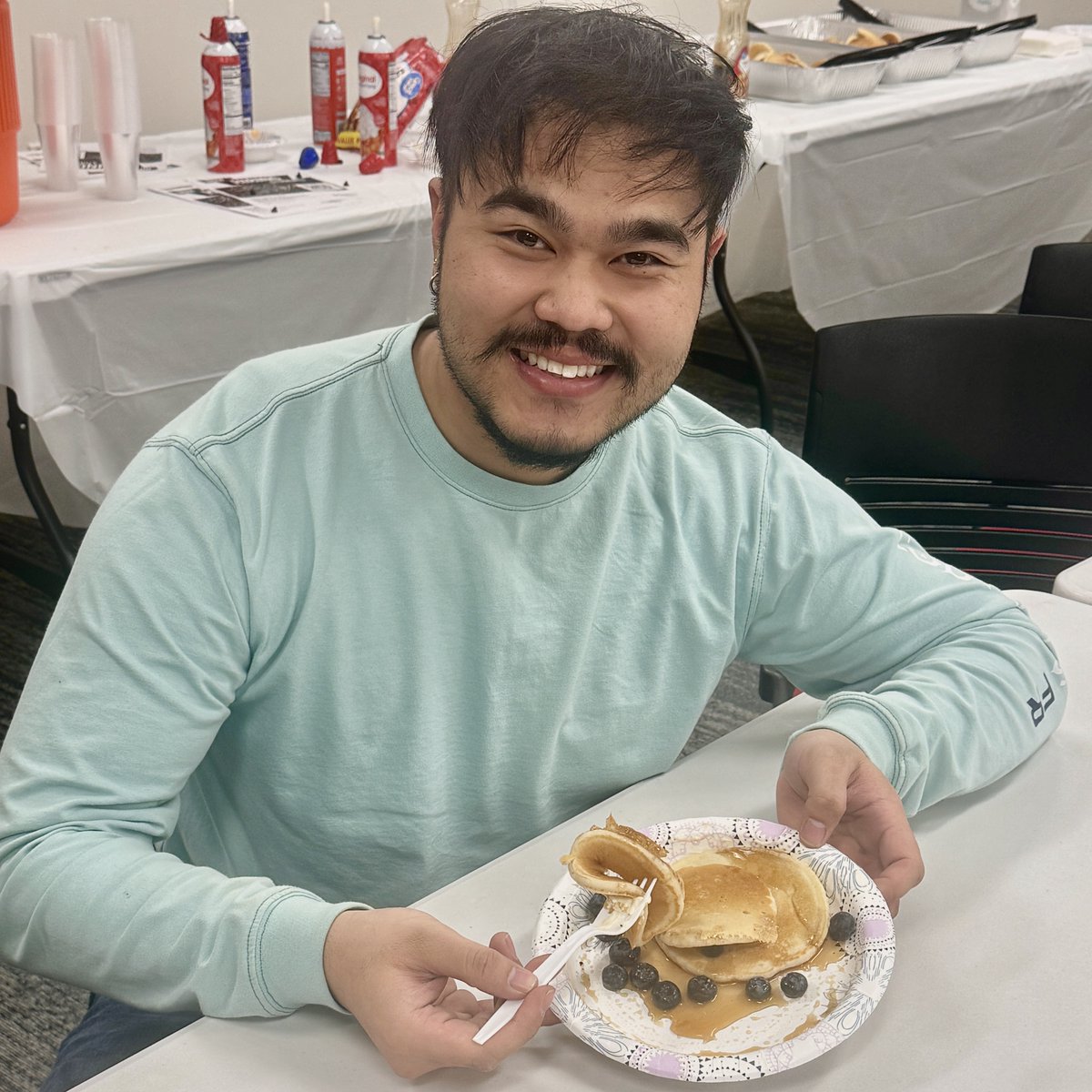 TSTCproud's tweet photo. Pancake Party Part 2 yestersday! Don't think we forgot about our night students! #tstcproud 🥞😋 https://t.co/aspI7fJweI