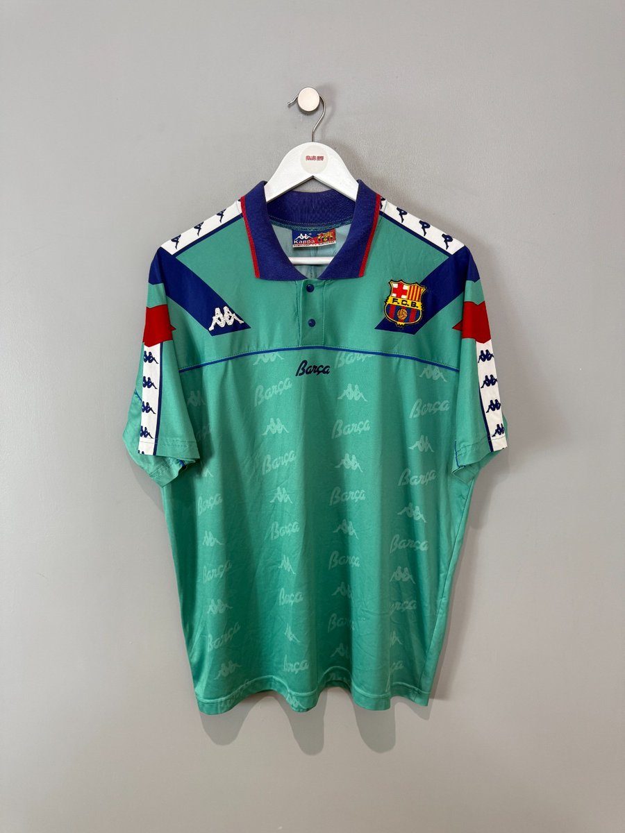 BARCELONA 1992/95 AWAY SHIRT (L) KAPPA ORIGINAL VINTAGE FOOTBALL