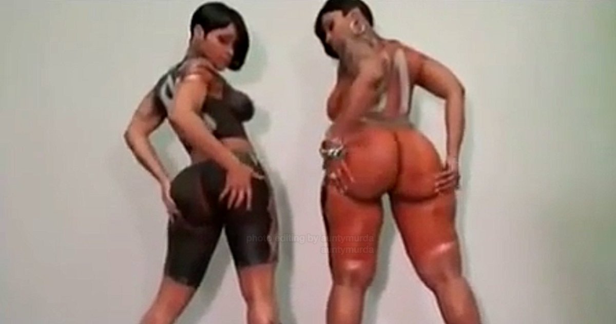 auntymurda's tweet photo. cherokee d’ass &amp; thebodyxxx having fun showing off their airbrushed outfits at a photoshoot <33333333 https://t.co/A9K0BMVkd7