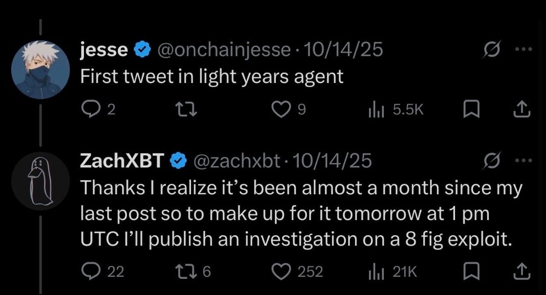 I know most people expect this ZachXBT investigation to be bigger than previous ones just because he teased it.

But that doesn’t automatically mean it is.

Here’s why:

It turns out this isn’t the first time ZachXBT has teased an investigation.

It just feels louder now.

Not