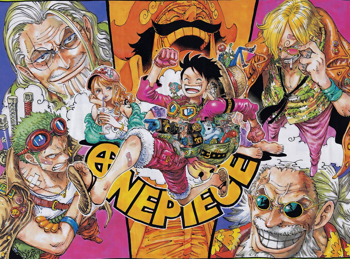 MugiS4n's tweet photo. Oda about to bless us with another peak double page spread 🙌

#ONEPIECE #ONEPIECE1175 #ONEPIECE1176 https://t.co/4yF3VetWVG