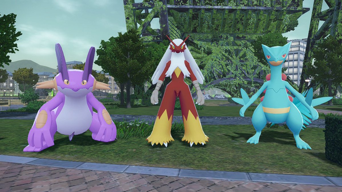 ホウエン地方の御三家色違いオヤブンコンプだぜ♪三体ともカッコよ