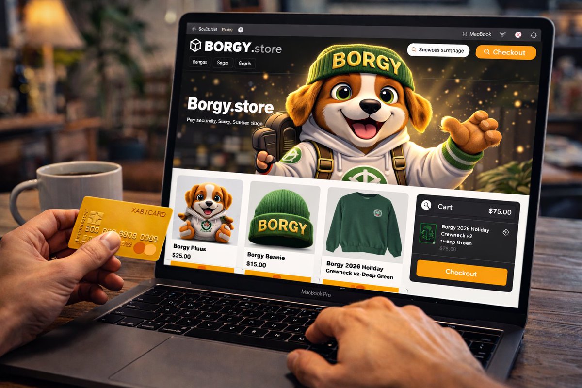 Real Merch. Real Community. 🐶💚

Just copped from the official <a href="/BorgyMeme/">Borgy 🐾</a> store.
Clean designs. Quality drops. Community energy.

From crewnecks to caps — it’s more than merch.
It’s rep’ing the Swiss-made dog movement the right way.

Shop here 👉 borgy.store