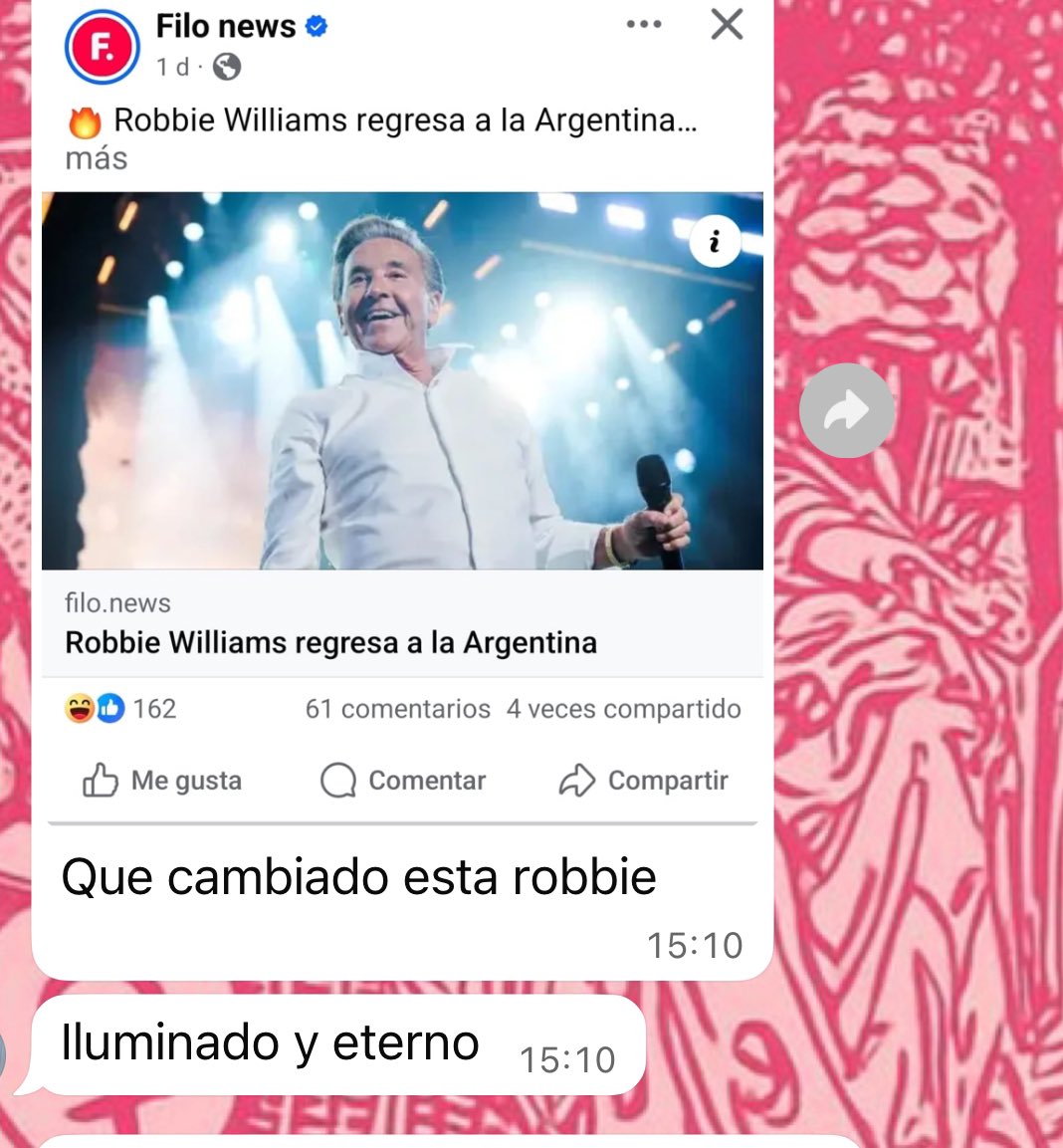 me estoy riendo a los gritos