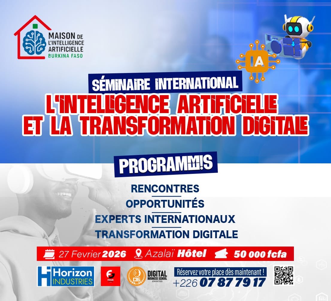 sadago700's tweet photo. Ravi d’être retenu comme modérateur de ce grand séminaire international sur l’Intelligence Artificielle et la Transformation Digitale 

Prenez vos places ici 👇🏽
https://t.co/vgUAamMYOT et rendez-vous ce 27 février 2026 à Azalaï Hôtel
 
#fiiiaaaa https://t.co/HHybgjej17
