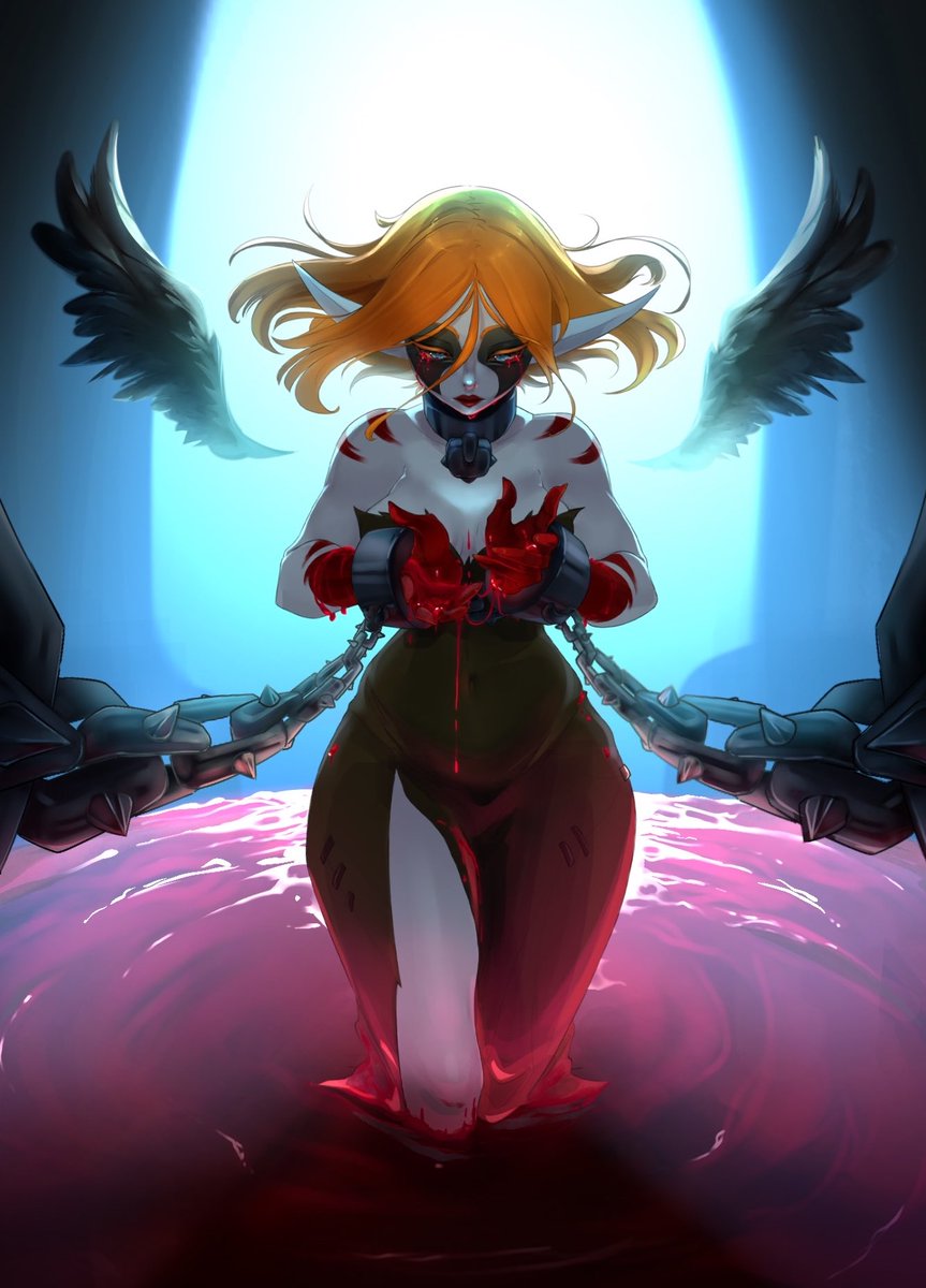 Godess Sacrier commissioned by <a href="/RobinGiraudeau/">Anaklusmos - Ανακλυσμός</a> 🩸

#wakfu #dofus #ankama