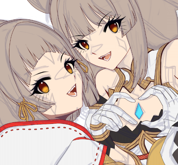 ニア(ゼノブレイド2) 「nia wip」|🅶🅸🅶🅸🛠🐇SAKURACON AA2133のイラスト