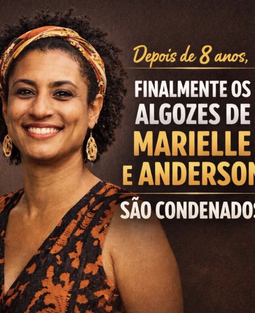 Viva a luta de <a href="/inst_marielle/">Instituto Marielle Franco</a> e de todas e todos que não descansaram em busca de justiça para Marielle e Anderson! Agora mais do que nunca temos que continuar a proteger as mulheres. Vamos nos unir contra a violência política, contra o machismo, contra a misoginia, contra a