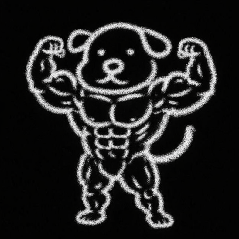 Bork is holding strong! 🏋️‍♂️