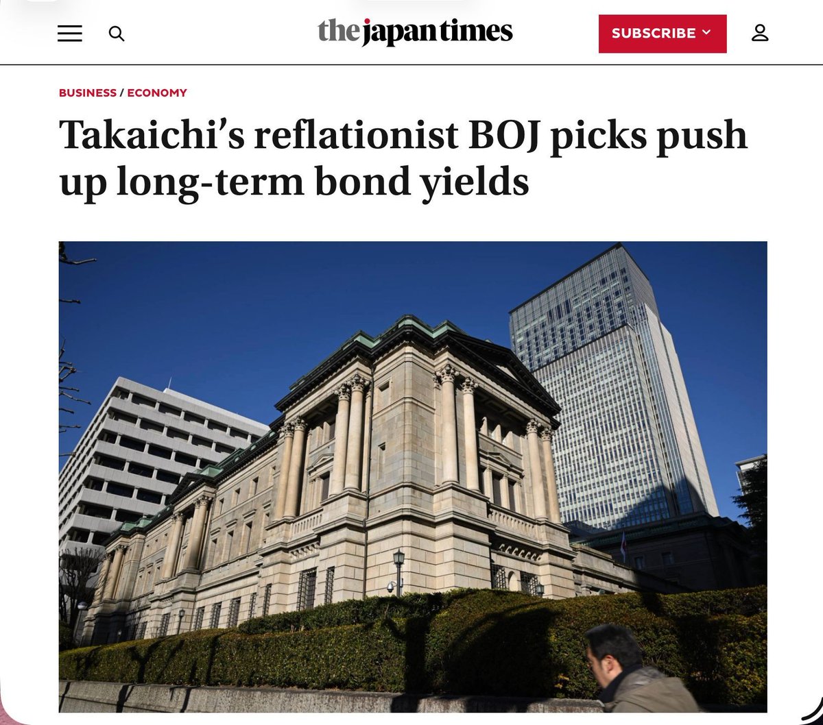 即係較早時間日本首相提名左兩個reflationist去喺接替兩位今年退任嘅日央行官員
諗左陣，我覺得reflationist（即係主張催谷通脹政策）係應該譯做催脹派嘅
🤨👍