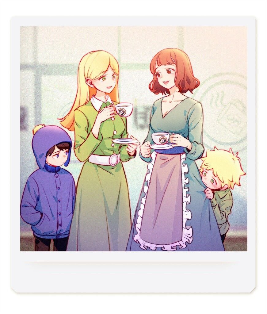 tweek and craig’s moms are bffs, one day they decide to bring the two kids together so they could be friends. tweek is really shy, but craig thinks he is cool and has nice hair. he makes the first move.

“um.. u wanna watch red racer?”

and since then, they r inseparable.

#creek