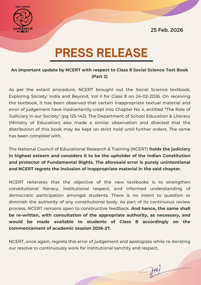 NCERT tweet media