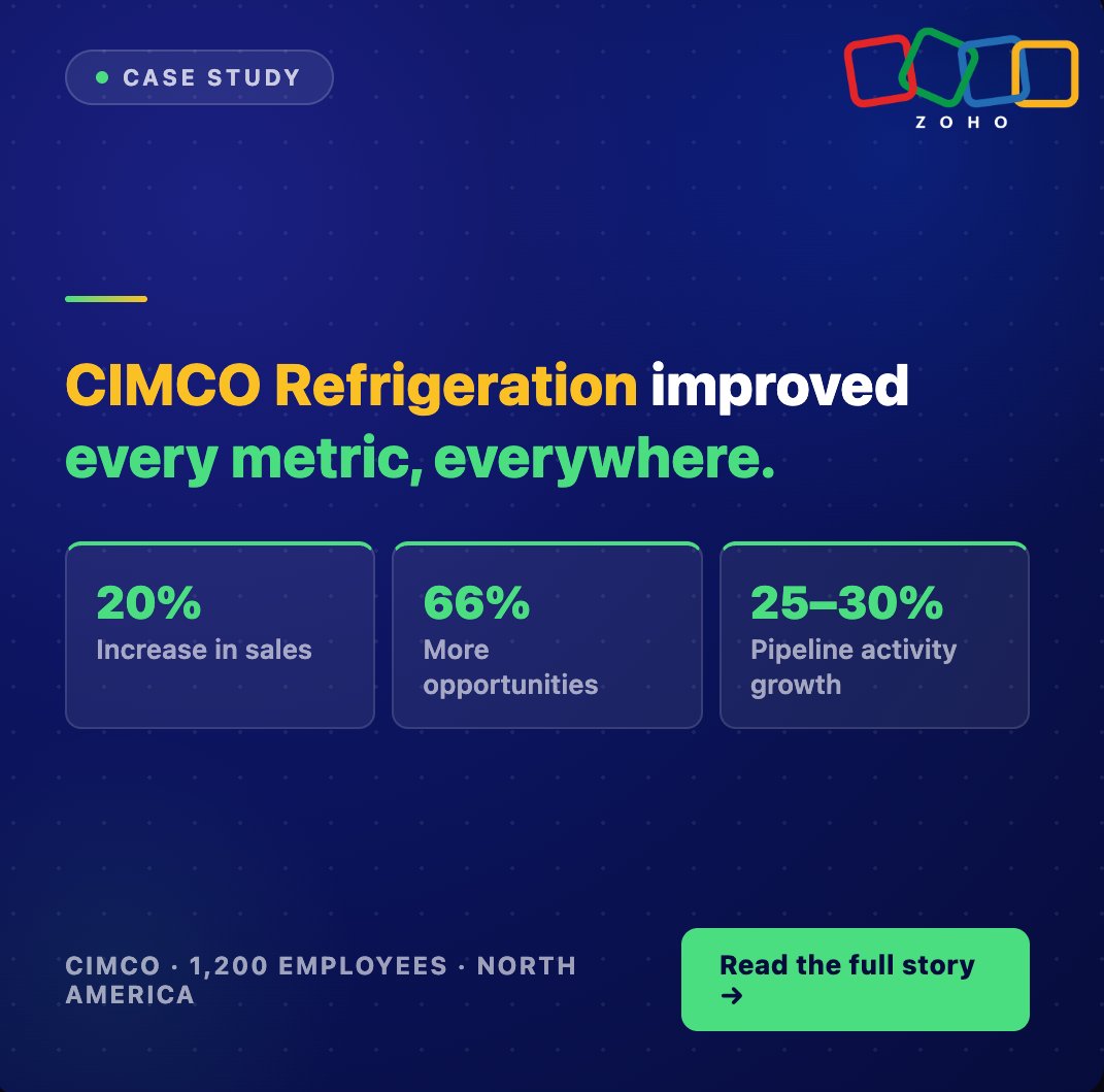 Zoho USA tweet media