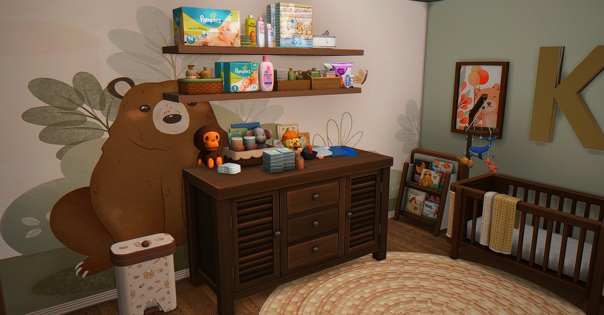CyySims's tweet photo. Nursery Complete😁🤍 https://t.co/pmfWyi9OQw