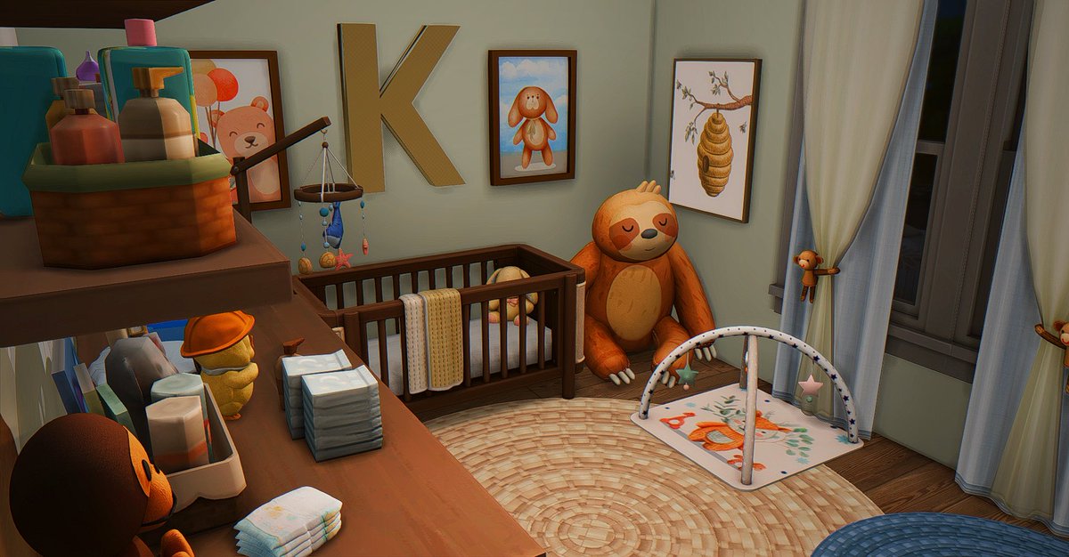 CyySims's tweet photo. Nursery Complete😁🤍 https://t.co/pmfWyi9OQw