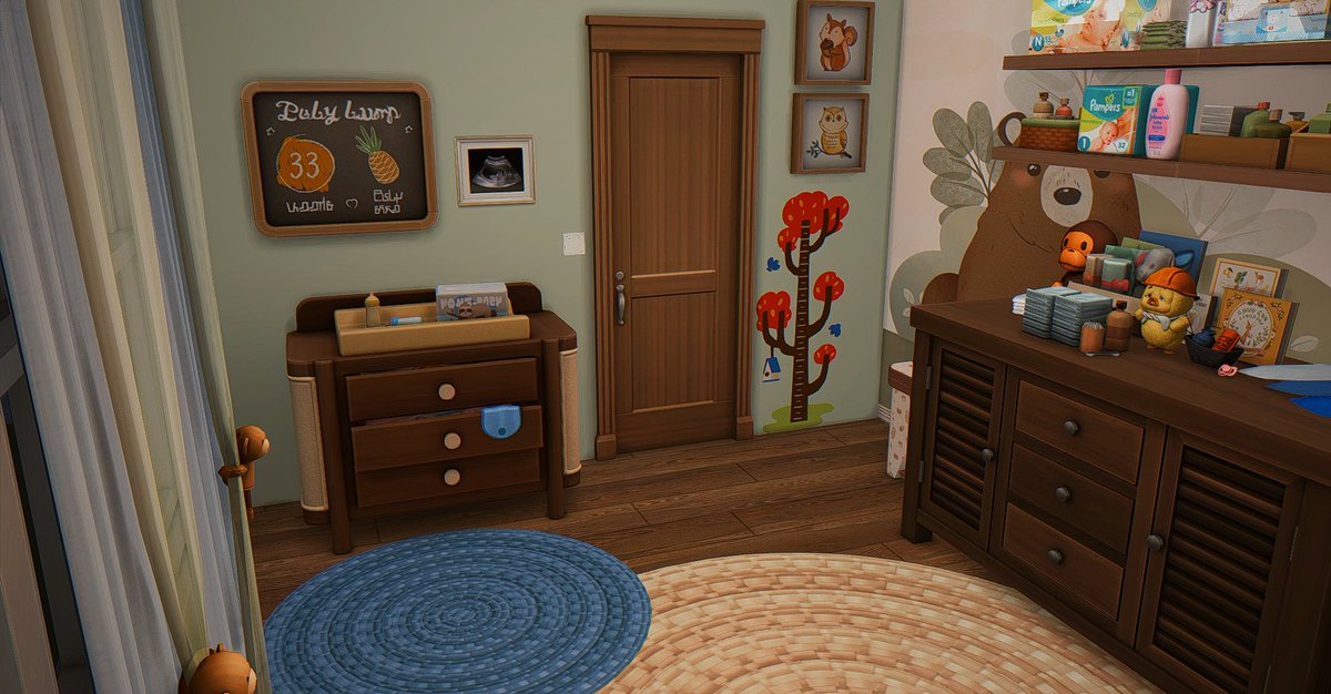 CyySims's tweet photo. Nursery Complete😁🤍 https://t.co/pmfWyi9OQw