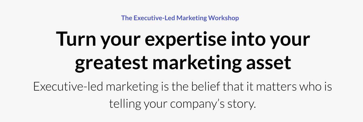 Now offering Executive-Led Marketing Workshops.

If your leadership team...

> Cares more about authority than fame
> Wants to be the mind, not face, of the org

... then this might be for you.

lewiscommercialwriting.com/elm-workshop