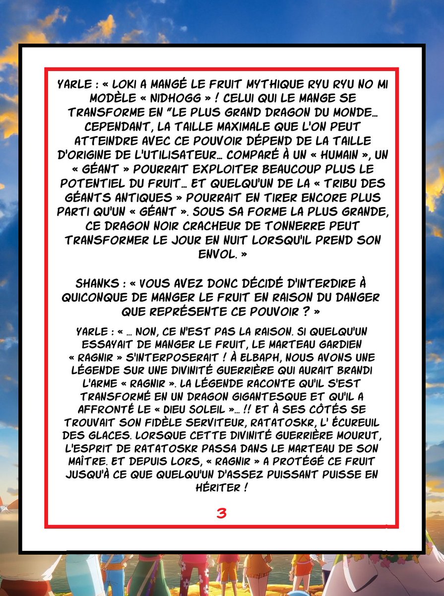 One Piece Spoils tweet media