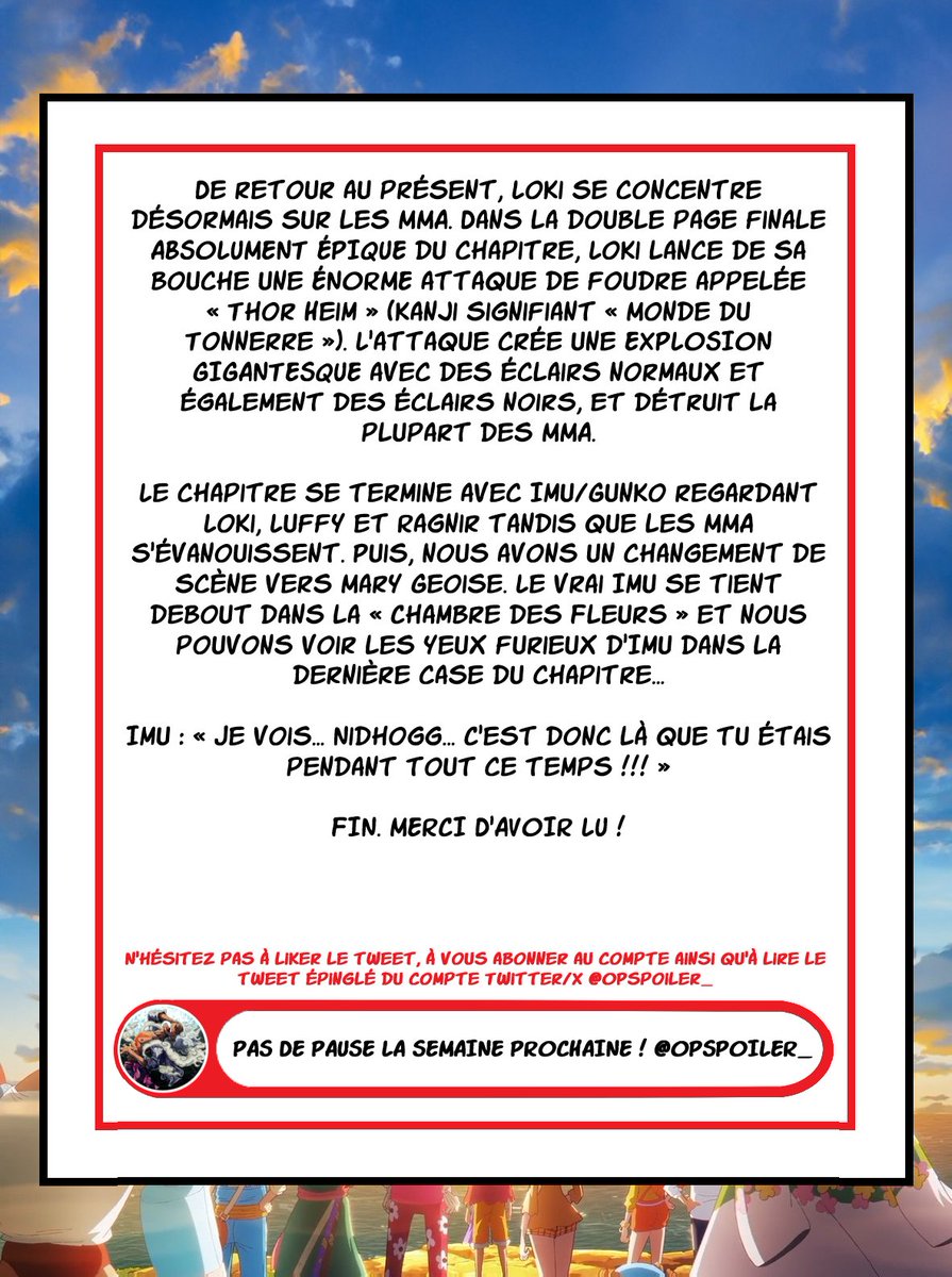One Piece Spoils tweet media