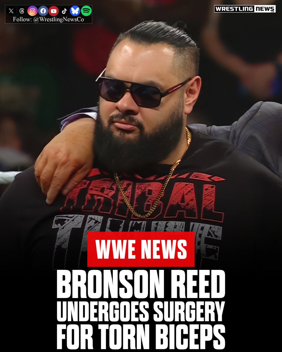 Bronson Reed Undergoes Surgery For Torn Biceps wrestlingnews.co/wwe-news/brons…