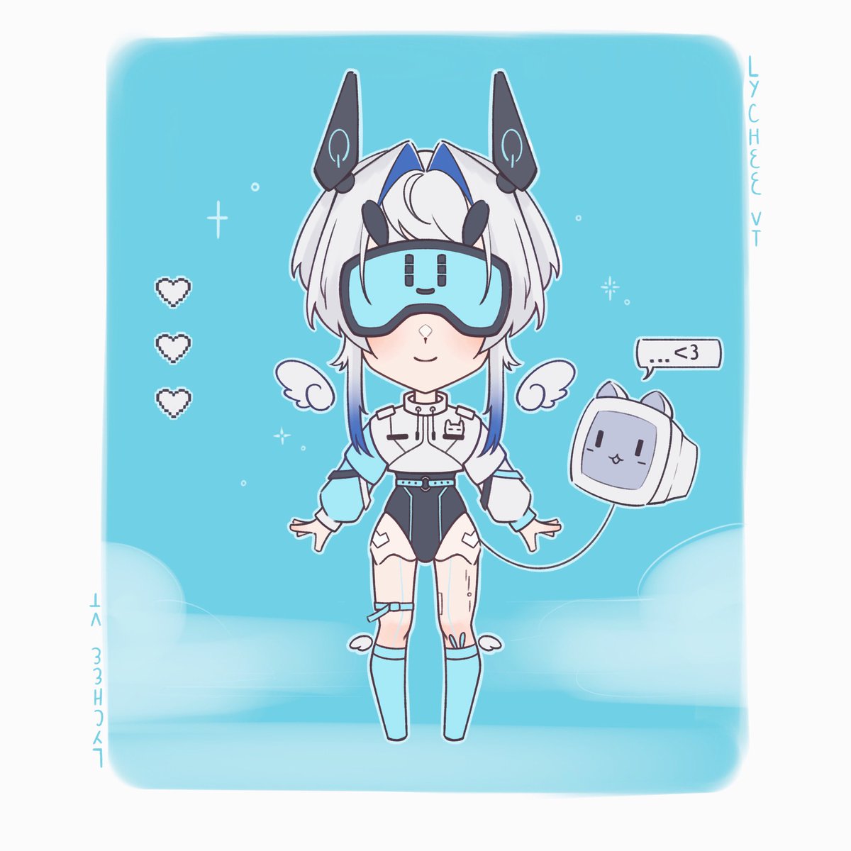Lychee 2.0 💙 android vtuber 💙 3.0 DEBUT SOON tweet media
