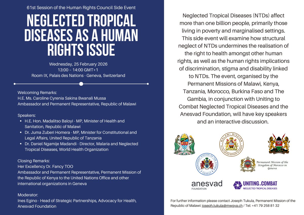 UN Special Rapporteur on Leprosy/Hansen's Disease tweet media