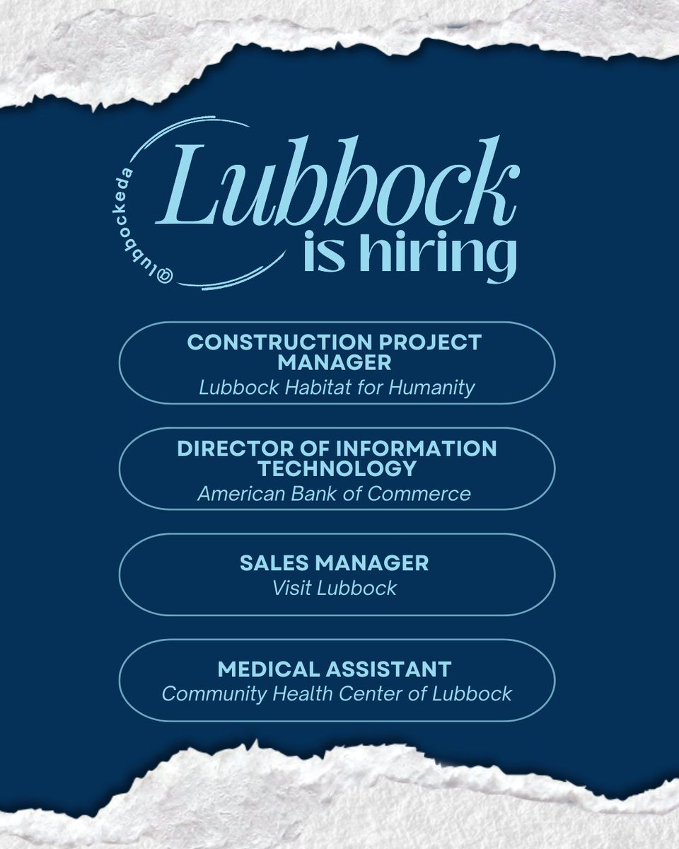 Lubbock EDA tweet media