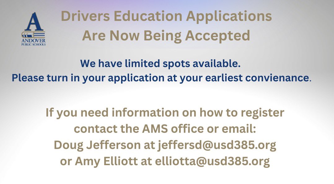 Andover MS tweet media