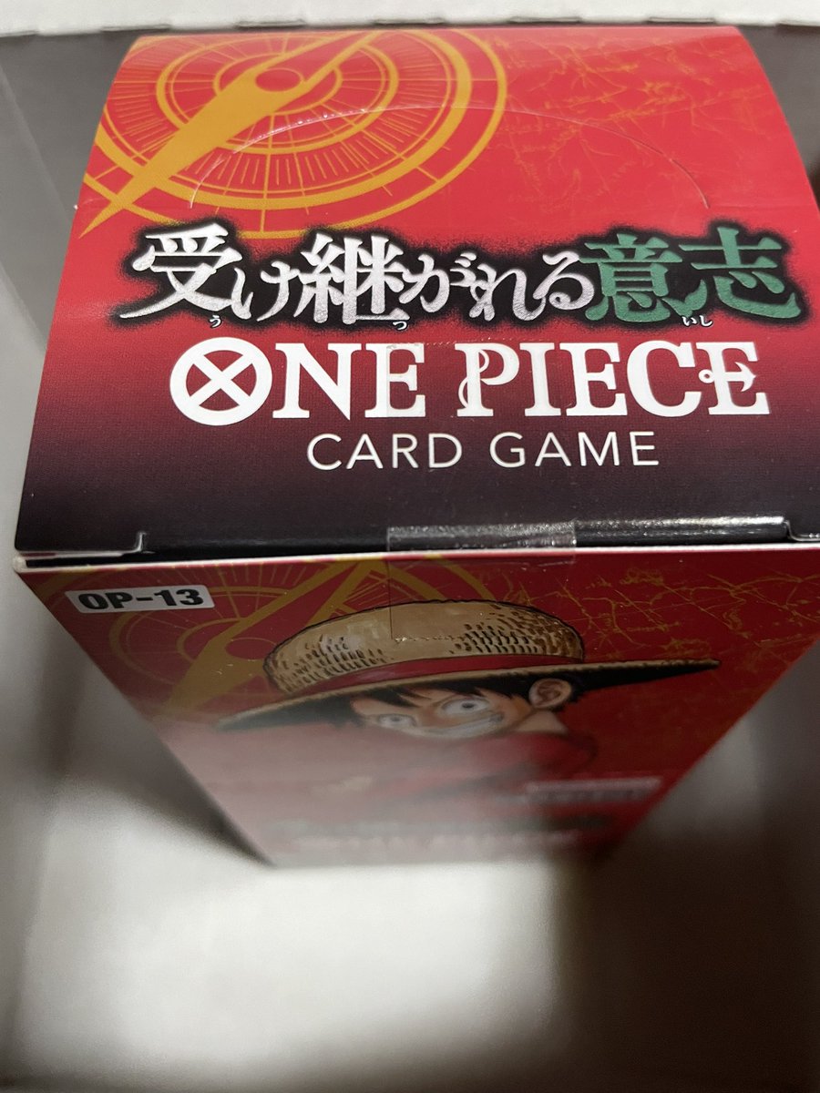 ワンピースカード受け継がれる意志開封 池袋の公式ショップ行った際