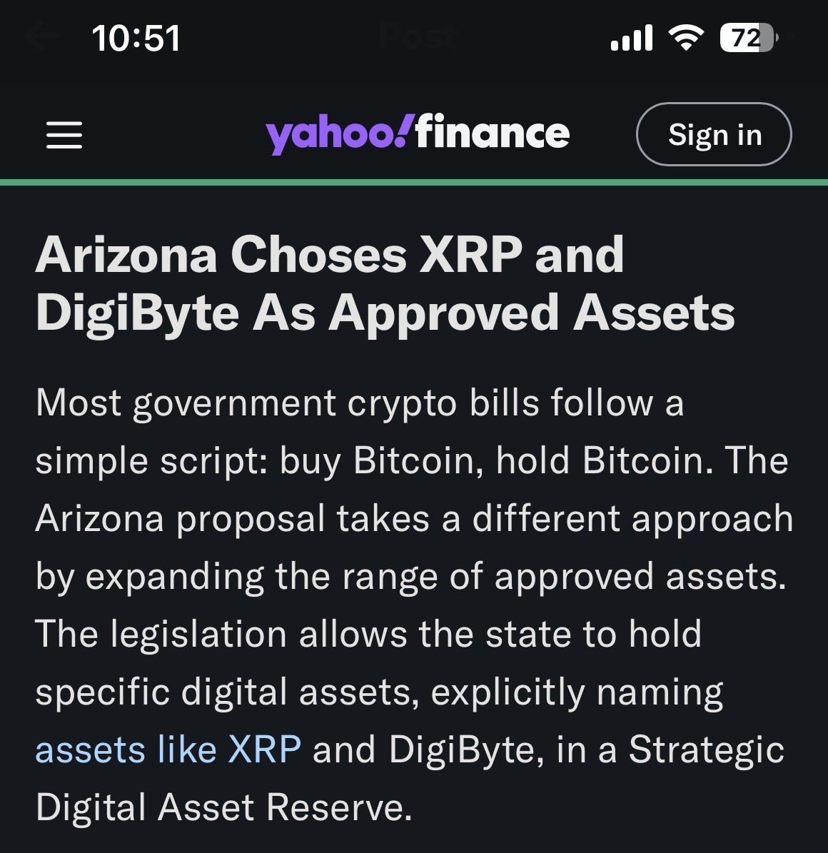 SherzodKhanCity's tweet photo. Yahoo Finance REPORTED‼️‼️‼️
#DigiByte #DGB https://t.co/8O2QSzLGQ4