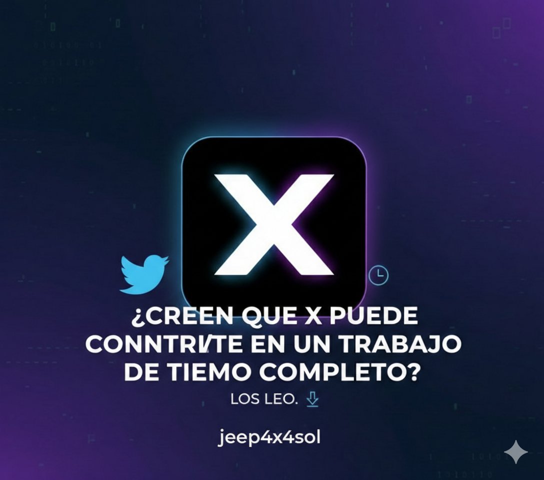 Comparte este post si estás dispuesto a ir a full-time en 𝕏! 

Si crees que SÍ → RT y comenta ‘2026 es mío’ 🔥