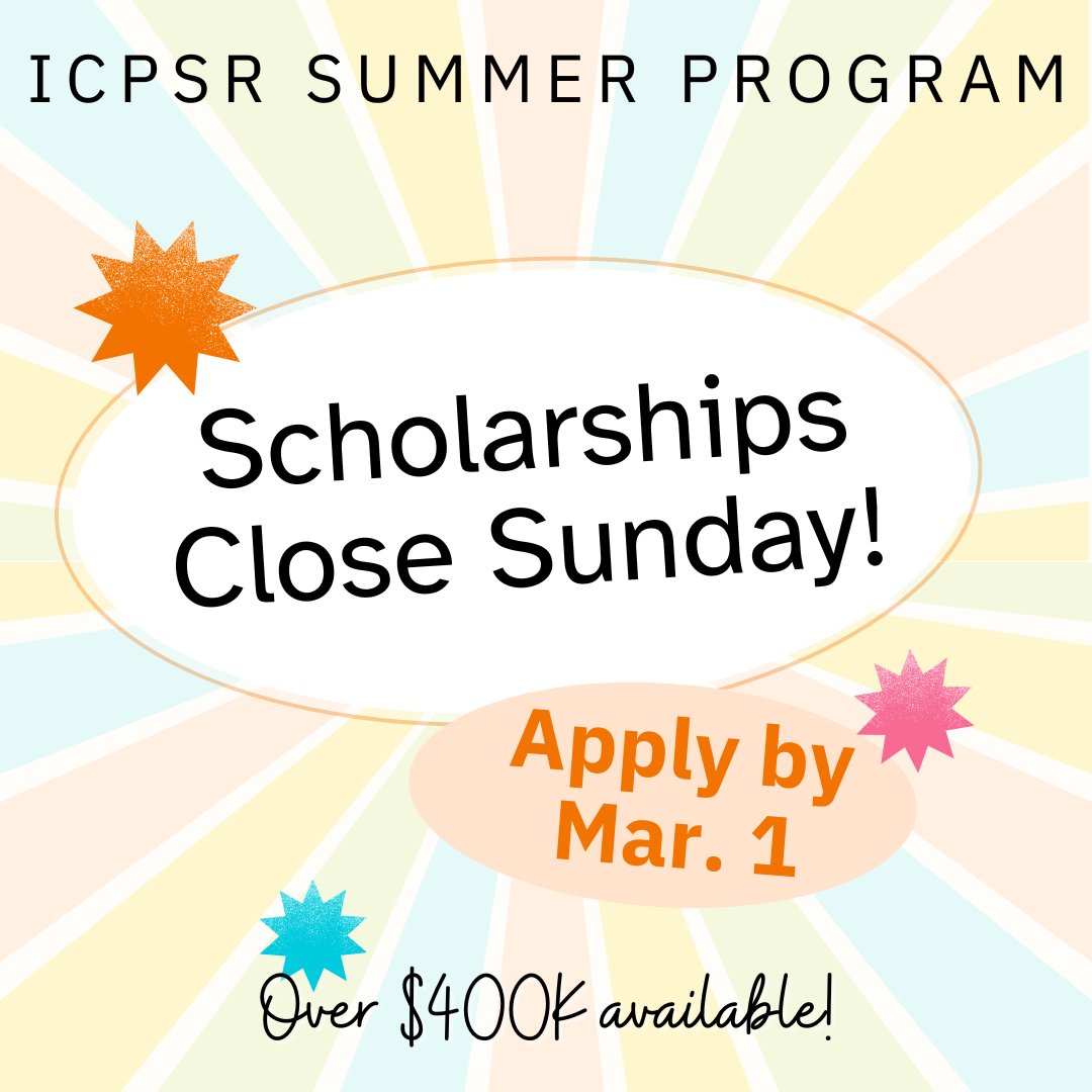 ICPSR Summer Program tweet media