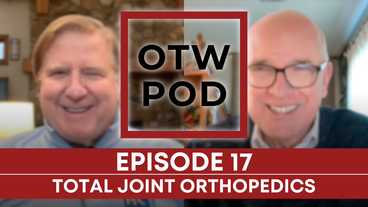 orthothisweek's tweet photo. On this episode of OTW POD, Robin sits down with Dr. Aaron Hofmann, the orthopedic surgeon whose decades of work in large joint reconstruction have left a permanent mark on the field, from cementless fixation with the Natural Knee, to next-level efficiency with the Klassic® Knee and a humanitarian mission that changed everything.

What you'll discover:
→ How growing up fixing farm equipment shaped a career built on mechanical thinking and creative problem solving
→ The development of the ultracongruent insert, asymmetric tibial component, and Natural Knee system, each born directly from clinical challenges
→ Operation Walk Utah: bringing total joint replacement to underserved patients in El Salvador, and how those constraints inspired Total Joint Orthopedics' design philosophy
→ TJO's Klassic® Knee System and its role in the modern ASC and the mission field, with a single instrument tray, backed by 10-year outcomes
→ What's next: future products and Dr. Hofmann's vision for making excellent orthopedic care simpler and more accessible worldwide

Dr. Hofmann's philosophy in a nutshell: less is more, and he has data to prove it.

This conversation is packed with real-world insights from a surgeon who never stopped asking how good care could reach more patients.

🎙️ Listen now on Spotify, Apple Podcasts, or YouTube
YouTube: https://t.co/MQ2jKwBXSP
Spotify: https://t.co/89yderGaZI
Apple Podcasts: https://t.co/0RkUU7lZBl

#OTWPod #Orthopedics #MedTech #Innovation #LargeJointReconstruction #KneeReplacement #MedicalDevices #TotalJointOrthopedics #OperationWalkUtah #SurgeonInnovator