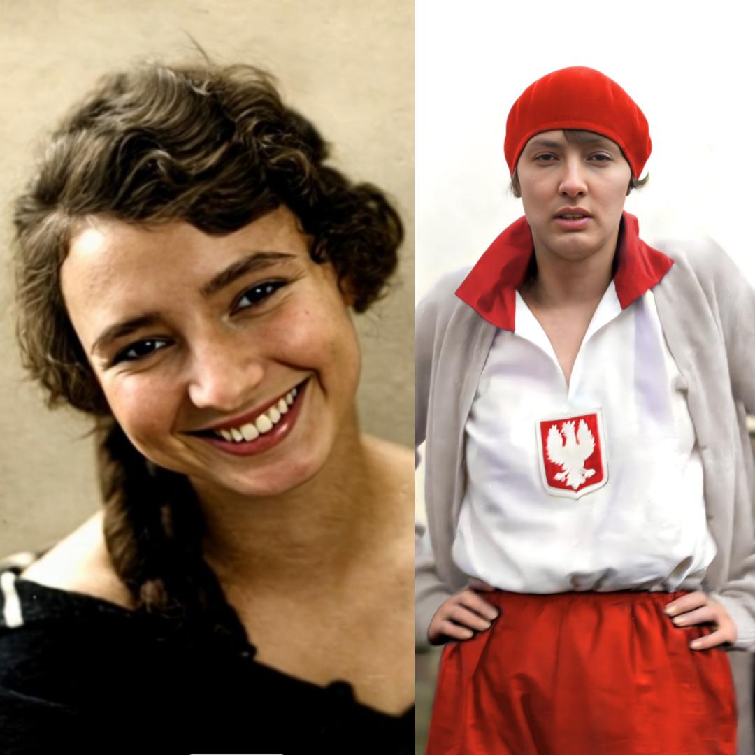 Złota niewiasta, która najpierw
zdobyła dla 🇵🇱 pierwsze olimpijskie
🥇, a potem uratowała bohatersko
🇵🇱 złoto przed Hitlerem.

7-krotna rekordzistka świata.
56-krotna rekordzistka 🇵🇱.
26-krotna mistrzyni 🇵🇱.
Pierwsza dama 🇵🇱 sportu.

Grała na fortepianie i gitarze, znała
kilka