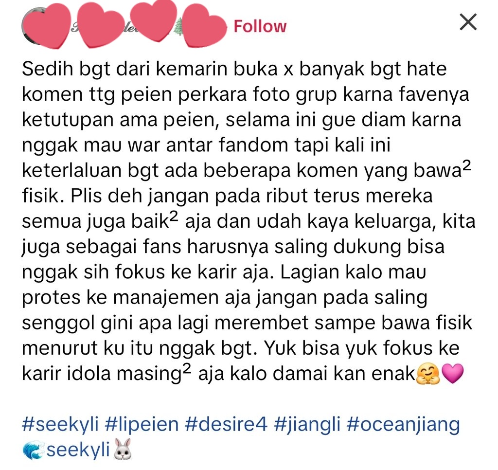 RinVTataMic1's tweet photo. @swasmitaa Ya udah... Lihat nya mesti dari dedua pihak. Ini contoh cp jiangli yg complain cpf nya XQ tp gak merendahkan ahlinya D4. Nah mirip nih sama kamu... Harus explore. https://t.co/tjVAU97lMD