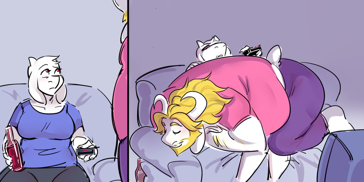 "big cat"📺🍷😺

Toriel X Asgore 

#Undertale