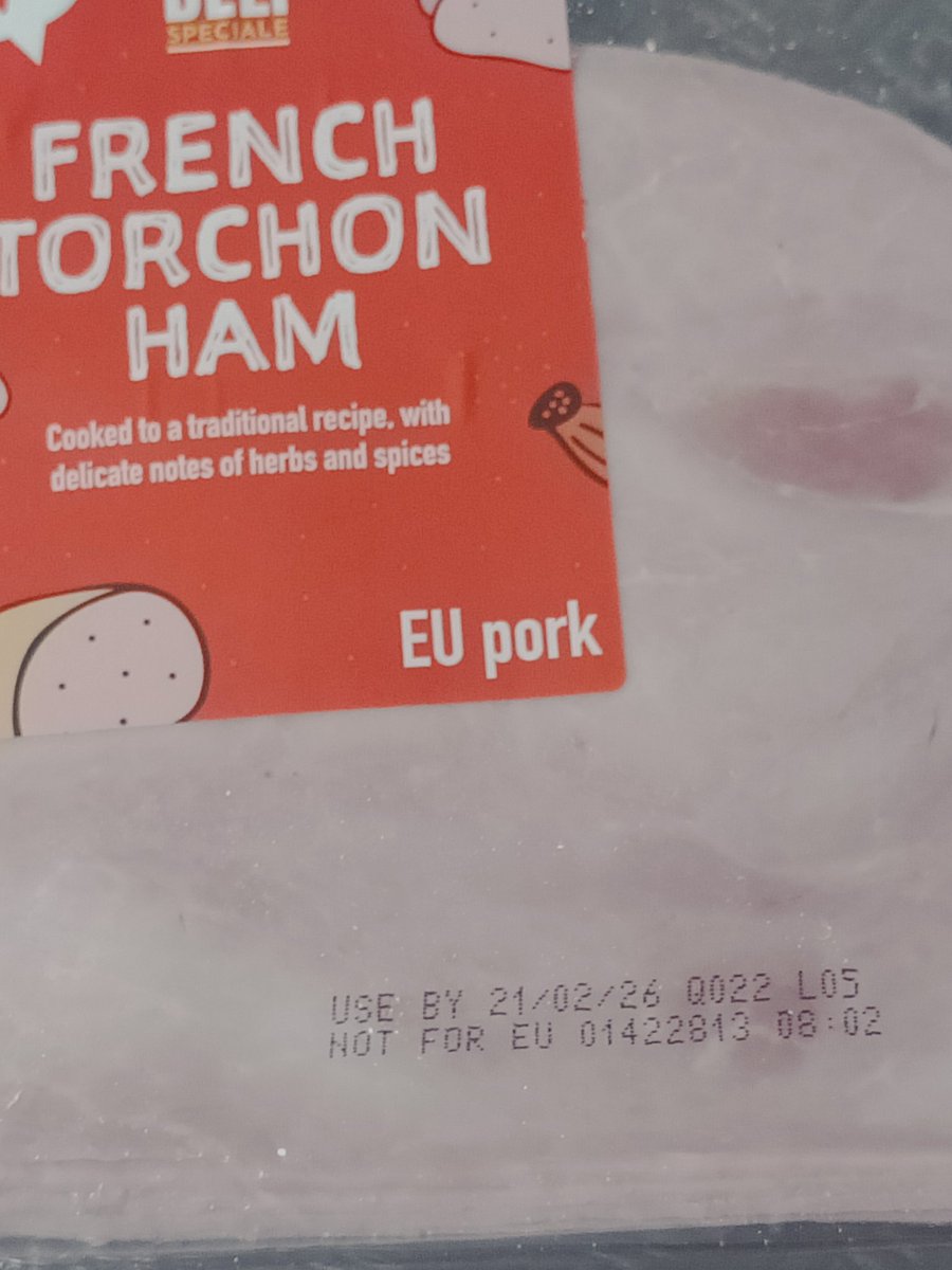 sphilliph's tweet photo. Very Dissapointed @IcelandFoods just returned from your Monk Bretton Store 1356. Purchased some Torchon Ham and saw the Use by date is 4 days over- 21/02/2026!😡 https://t.co/oKnJzHkHpe
