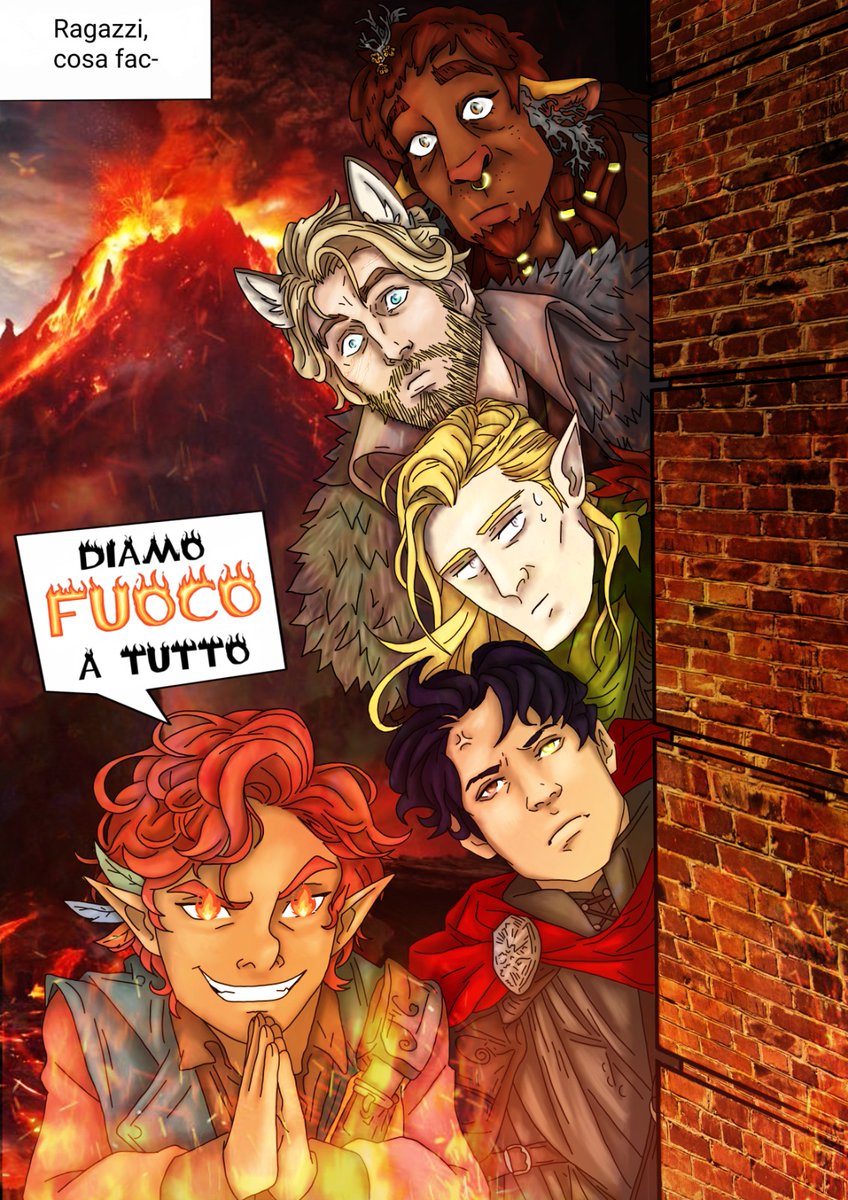 Giuls_Vada's tweet photo. I'm italian and i love drawing  my d&amp;d characters https://t.co/0rkl7rcDQ2