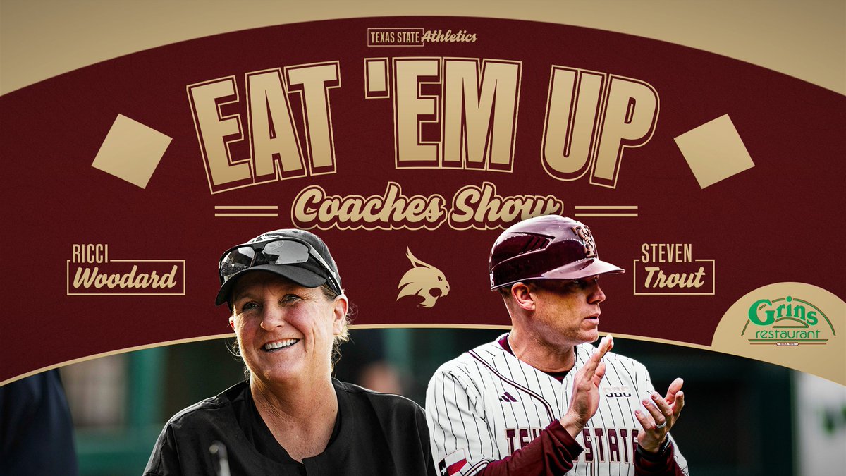 Season’s rolling and we’ve got plenty to talk about 🐾

Catch Coach Woodard and Coach Trout this Monday, March 2 at 6 PM at Grins for the next Coaches Show.

Better live, but streaming on YouTube too!

#EatEmUp