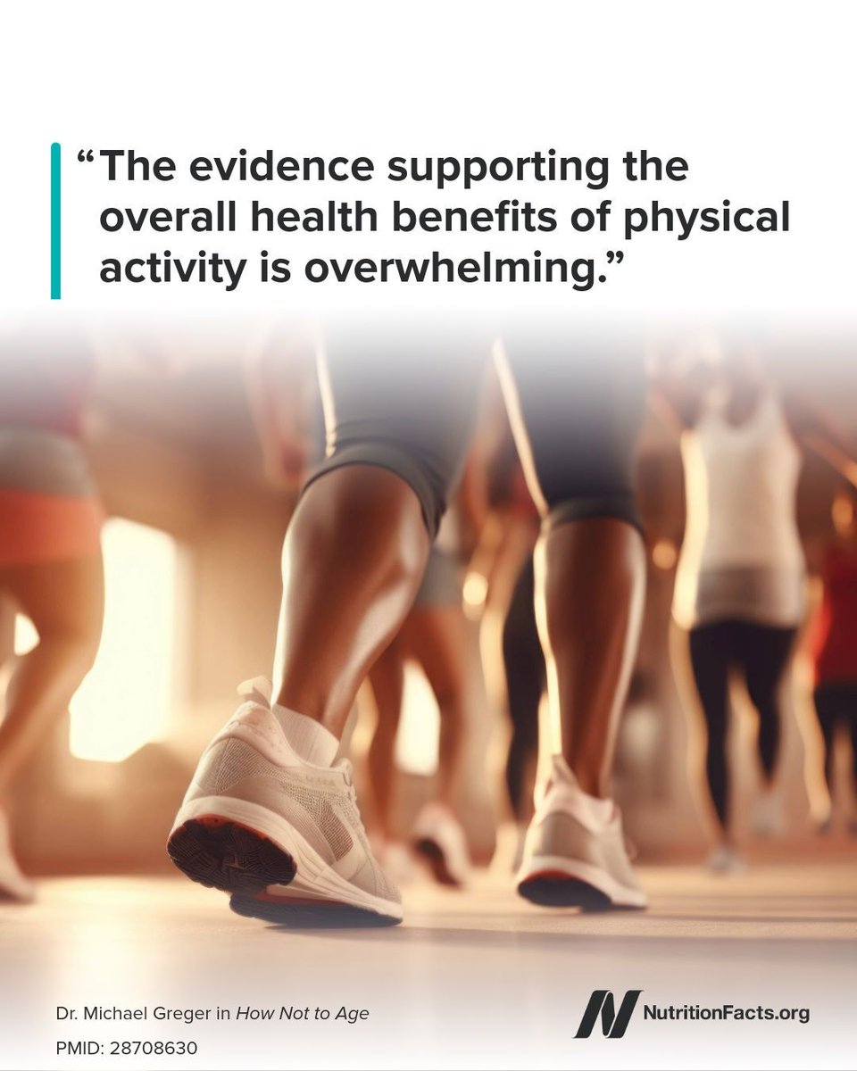 Population studies have found that regular aerobic exercise may decrease risk of at least 35 different diseases, including heart disease, cancer, and type 2 diabetes. see.nf/3XGSyNc