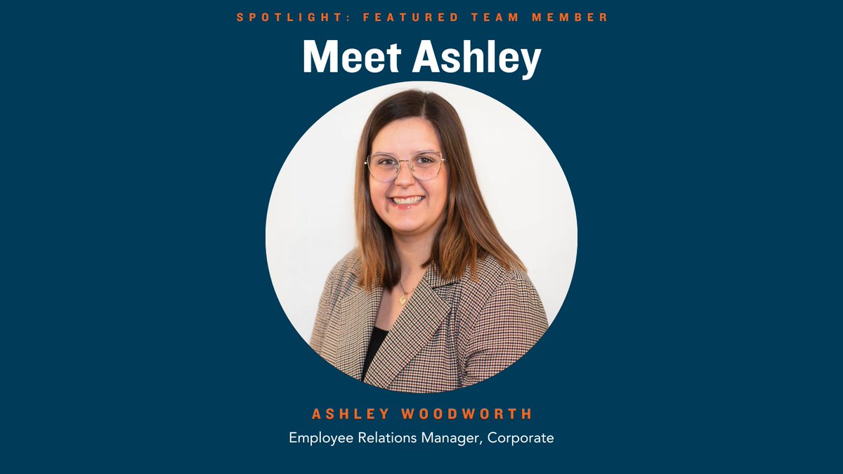 Ashley Woodworth is an Employee Relations Manager at the Corporate Office in Indianapolis, IN. Thank you, Ashley, for your dedication to #TeamGlick! Read more about Ashley's career with Glick here ➡️ bit.ly/3ZX7acL

#EmployeeSpotlight #TeamGlick #TeamMemberSpotlight